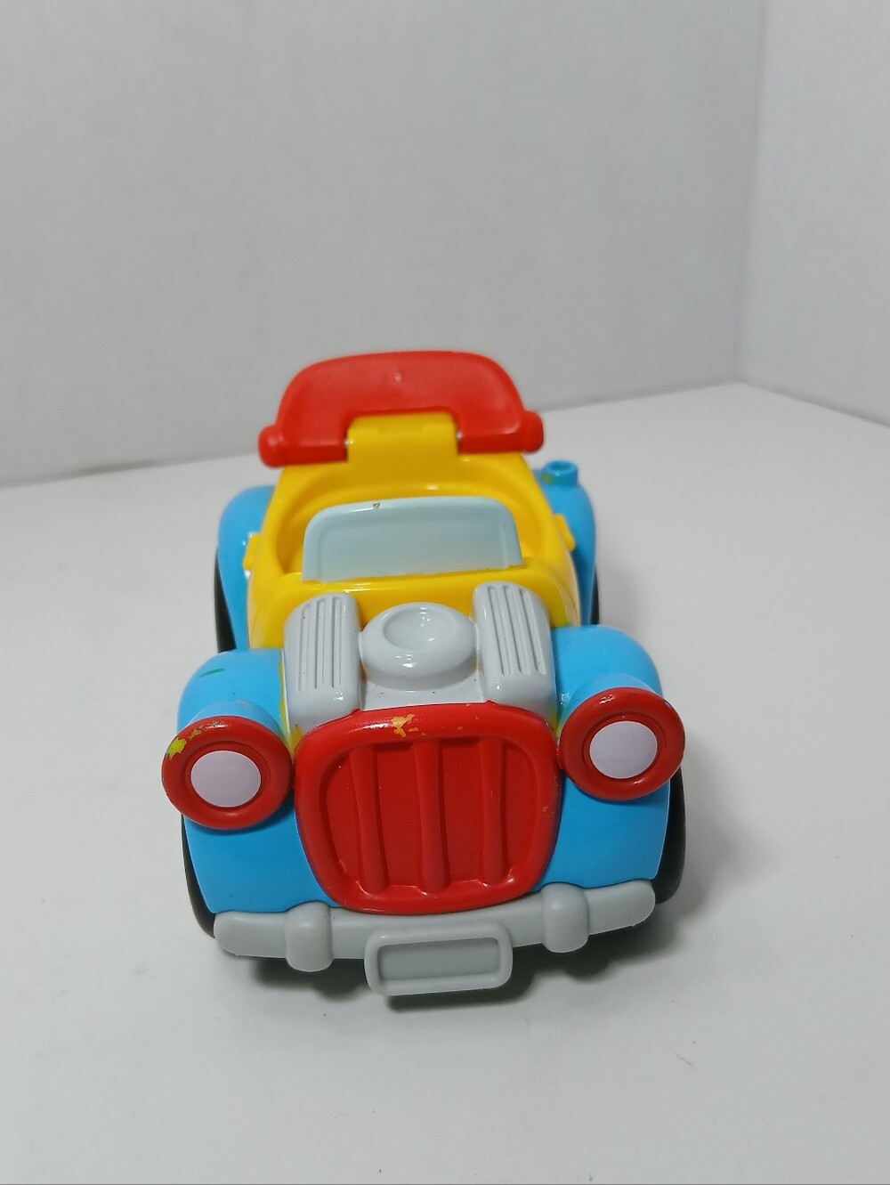 Fisher Price Little People Disney Vehicle Donald Duck Bouncing Car 2014 Mattel